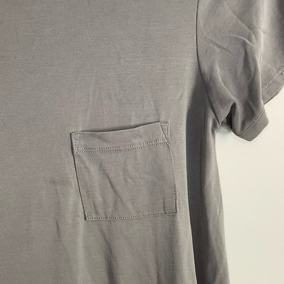 Solid Gray Lularoe Carly Dress - Picture 4 of 9